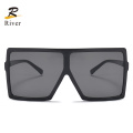 UV400 Square Popular Oversize Women Stock PC Sunglasses